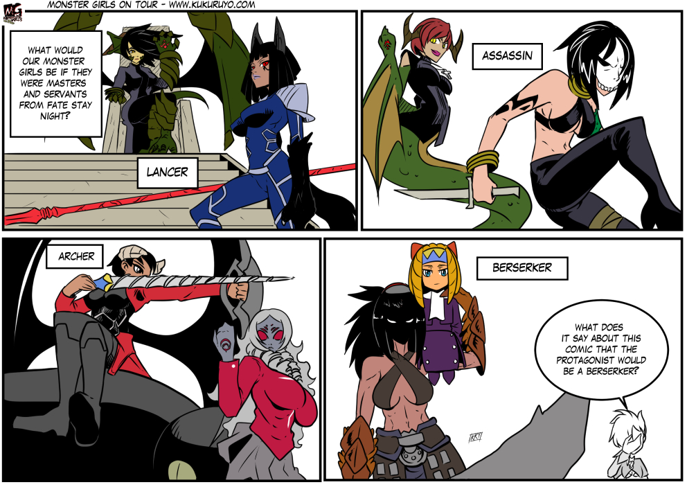 Monster girls on tour - Episode 123, Page 1: Page 123